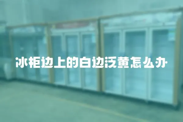 冰柜邊上的白邊泛黃怎么辦