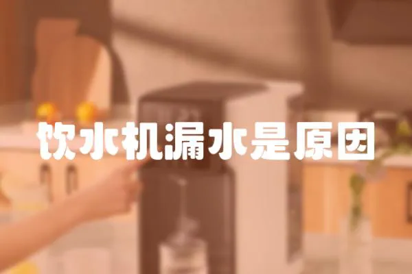 飲水機漏水是原因