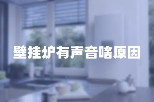 壁掛爐有聲音啥原因