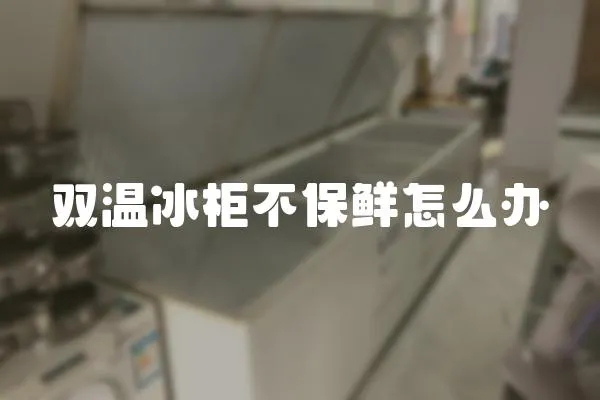 雙溫冰柜不保鮮怎么辦