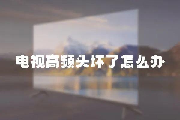電視高頻頭壞了怎么辦