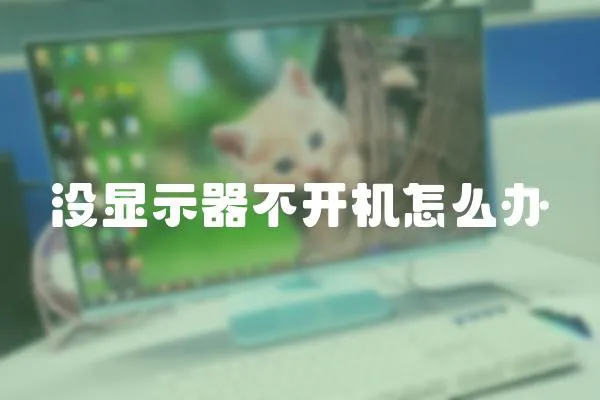 沒顯示器不開機怎么辦