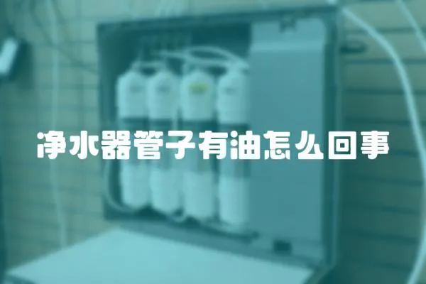 凈水器管子有油怎么回事