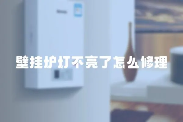 壁掛爐燈不亮了怎么修理