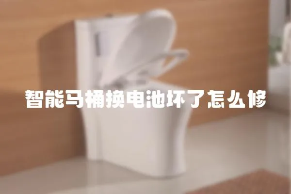 智能馬桶換電池壞了怎么修