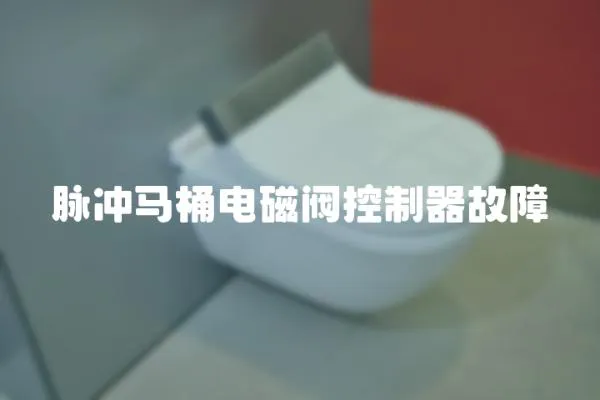 脉冲马桶电磁阀控制器故障