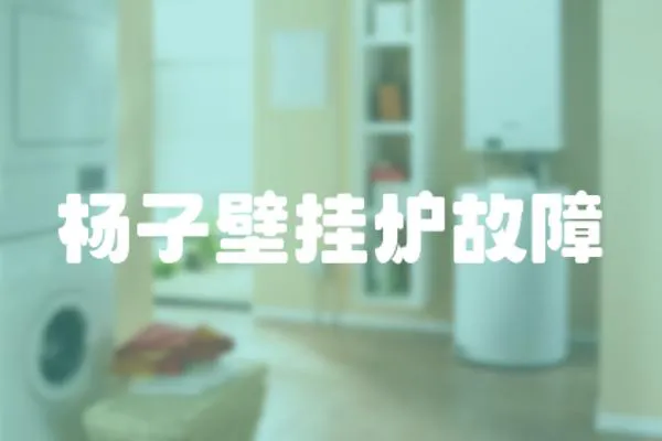 楊子壁掛爐故障