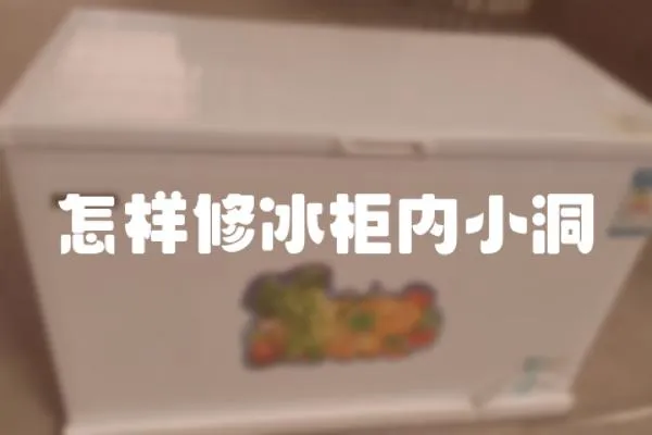 怎樣修冰柜內小洞