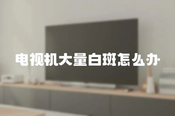 電視機大量白斑怎么辦