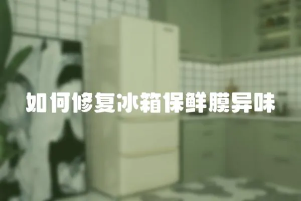 如何修復冰箱保鮮膜異味