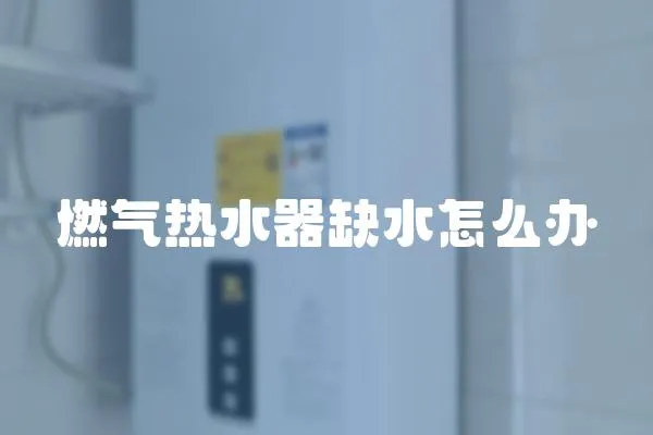 燃?xì)鉄崴魅彼趺崔k