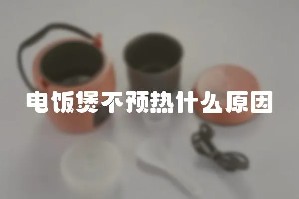 電飯煲不預熱什么原因