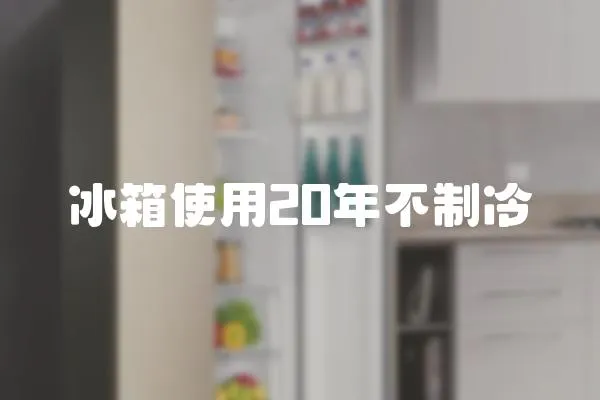 冰箱使用20年不制冷