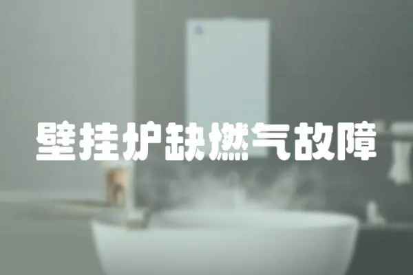 壁掛爐缺燃氣故障