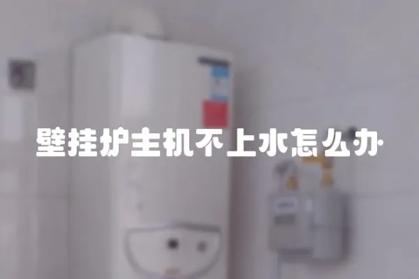 壁掛爐主機不上水怎么辦
