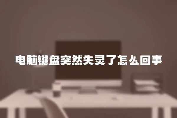 電腦鍵盤突然失靈了怎么回事