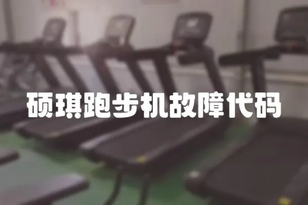 硕琪跑步机故障代码