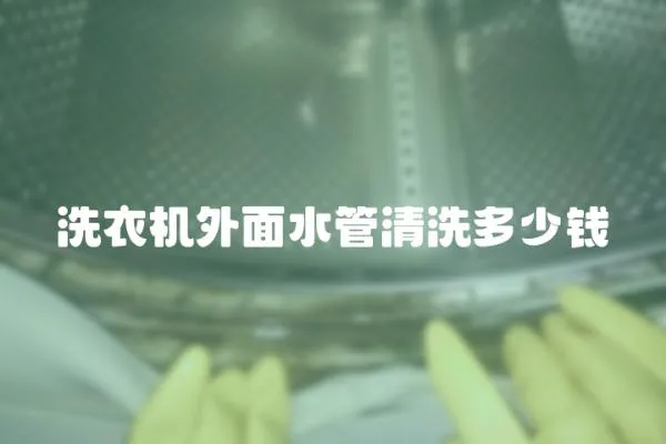 洗衣機(jī)外面水管清洗多少錢
