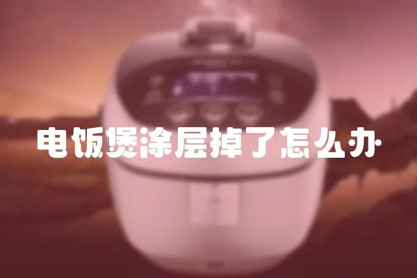 電飯煲涂層掉了怎么辦