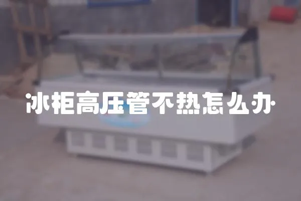 冰柜高壓管不熱怎么辦