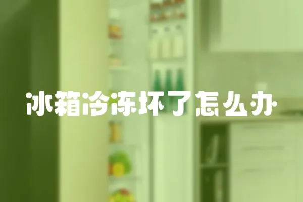 冰箱冷凍壞了怎么辦