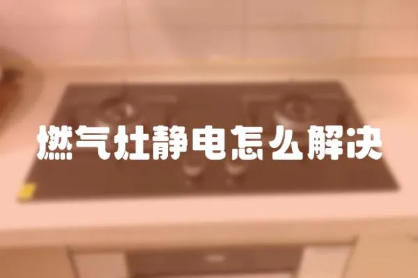 燃?xì)庠铎o電怎么解決