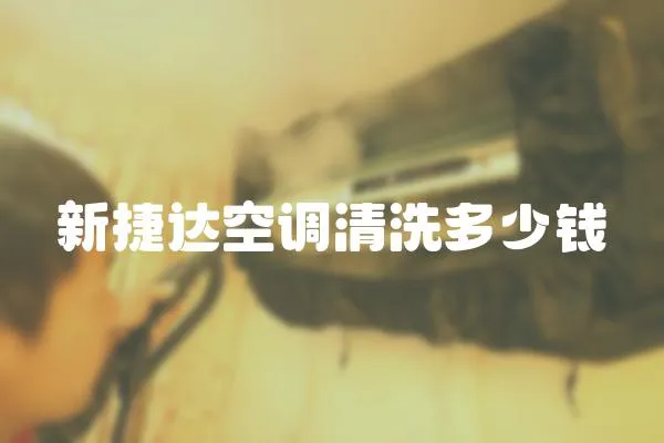 新捷達空調清洗多少錢