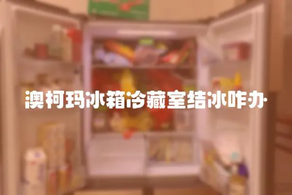 澳柯瑪冰箱冷藏室結(jié)冰咋辦
