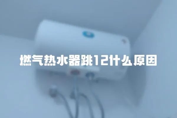 燃氣熱水器跳12什么原因