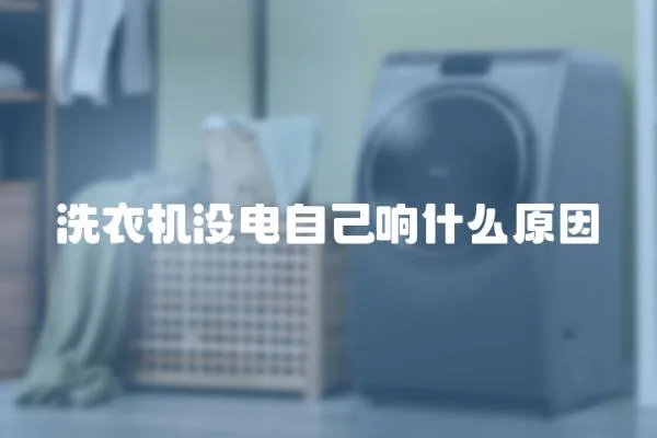 洗衣機沒電自己響什么原因
