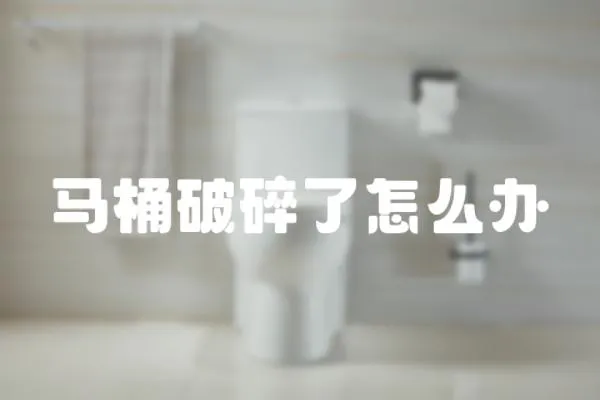 馬桶破碎了怎么辦
