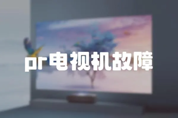 pr電視機故障