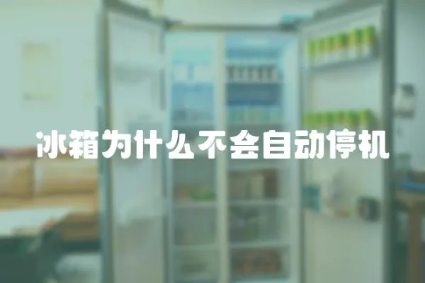 冰箱為什么不會自動停機