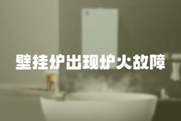 壁掛爐出現爐火故障