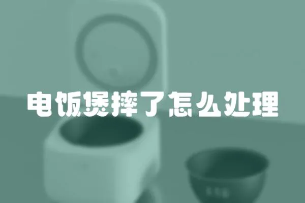 電飯煲摔了怎么處理