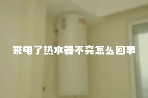 來電了熱水器不亮怎么回事
