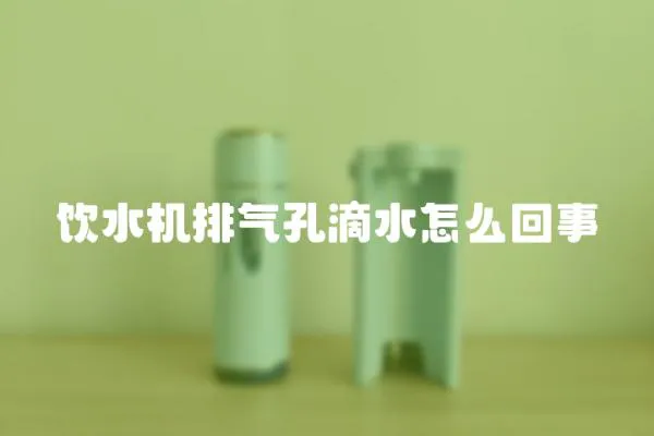 飲水機排氣孔滴水怎么回事