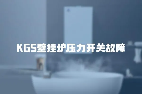KGS壁掛爐壓力開關故障