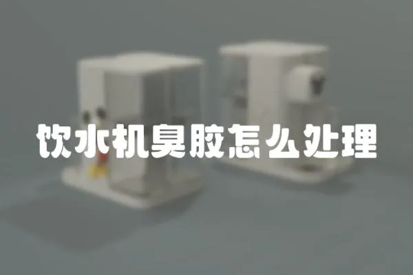 飲水機臭膠怎么處理