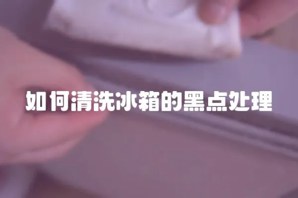 如何清洗冰箱的黑點處理