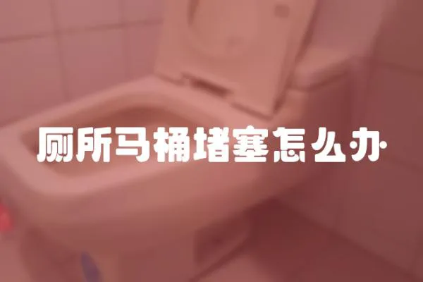 廁所馬桶堵塞怎么辦