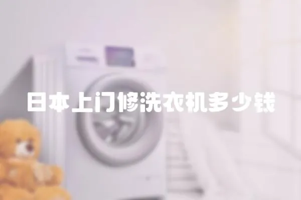日本上門修洗衣機(jī)多少錢