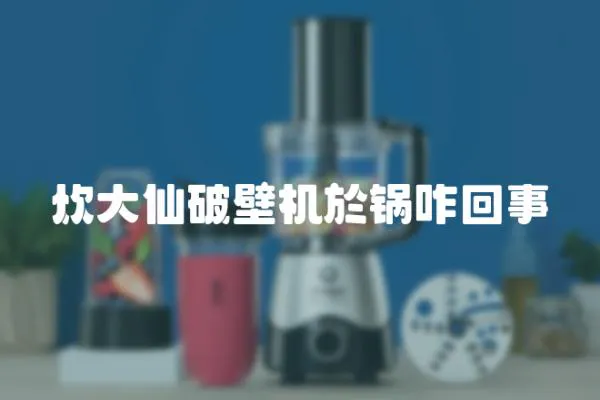 炊大仙破壁機(jī)於鍋咋回事