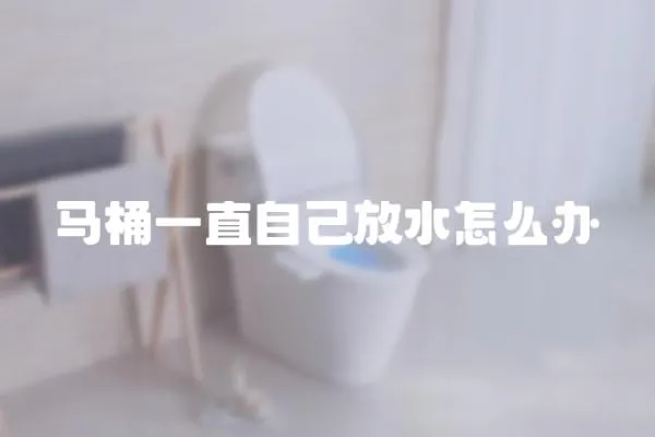馬桶一直自己放水怎么辦