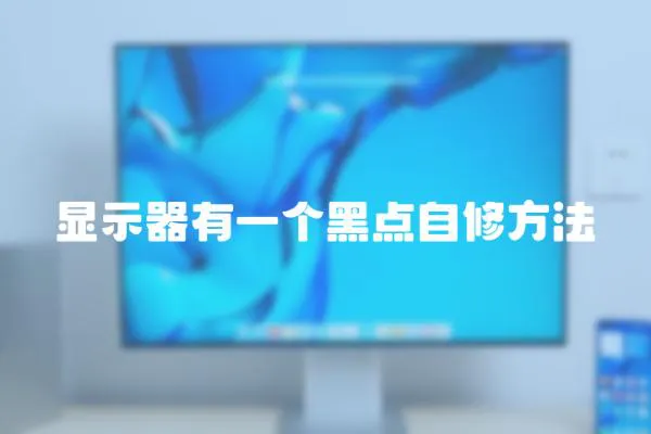 顯示器有一個黑點自修方法