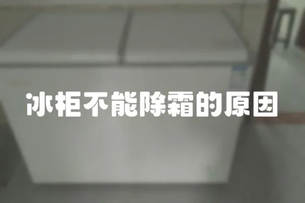冰柜不能除霜的原因