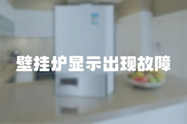 壁掛爐顯示出現故障