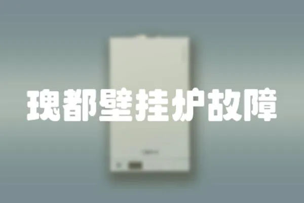 瑰都壁掛爐故障