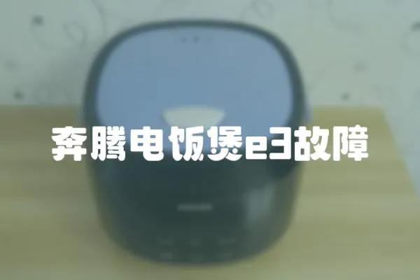 奔騰電飯煲e3故障