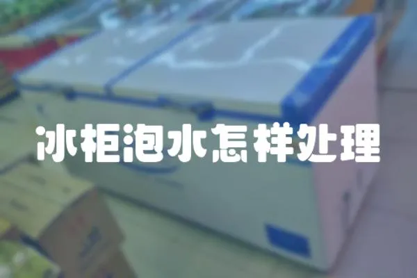 冰柜泡水怎樣處理